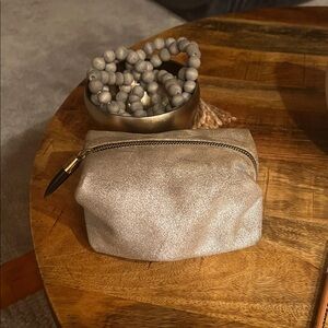 Kempton & Co Distressed Leather Cosmetic Pouch